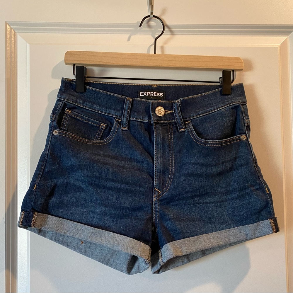 Express high waisted shorts